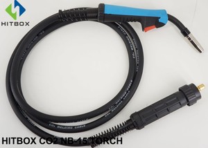 Chalumeau de soudage soudeur pour machine à souder MIG/MAG/CO2 Style européen Acier soudé Aluminium - Product Image 3