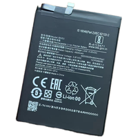 Grosir Pabrik untuk Redmi Note 9 Pro Max BN53 hitam 3.8V baterai ponsel Lithium tersedia