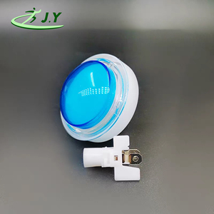 JY Factory – Meilleur prix – Bouton poussoir en plastique transparent lumineux à LED 60 mm 5/12/24 V pour jeux vidéo d'arcade – Personnalisable et durable - Product Image 5