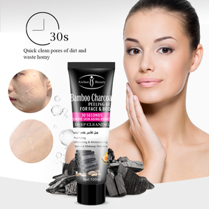 Exfoliante y blanqueador de piel, Gel exfoliante de carbón vegetal con etiqueta privada - Product Image 5