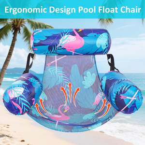 เก้าอี้ลอยน้ำเป่าลมสำหรับสระว่ายน้ำ ทนทาน ใช้งานได้หนัก สำหรับผู้ใหญ่ เหมาะสำหรับปาร์ตี้ฤดูร้อน ทะเลสาบ และชายหาด - Product Image 5