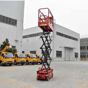 Plateforme élévatrice à ciseaux électro-hydraulique, hauteur de plateforme 6-14 m, capacité 230-450 kg, plateforme de travail aérien mobile pour opérations en haute altitude - Product Image 1