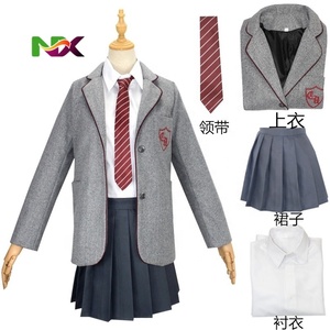 Disfraz de Cosplay de la Película <span class=keywords><strong>Matilda</strong></span>, Uniforme Escolar, Abrigo, Falda, Corbata, Traje de <span class=keywords><strong>Matilda</strong></span> la Musical de Roald Dahl, para Niñas y Mujeres - Product Image 5