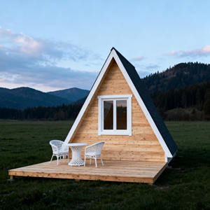 Casa Prefabricada Moderna de Madera Inteligente en Venta para Propiedades Inmobiliarias, Villas, Dormitorios, Cocinas, Salas de Estar - Product Image 3