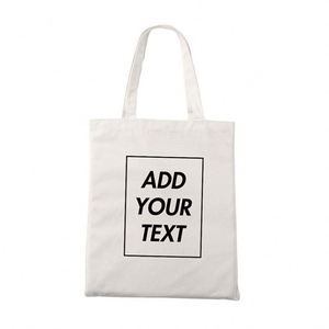 Siy1830 Promotional Personalize Blank Cotton Canvas <b>Bag</b> Gift Reusable Shopping Tote <b>Bags</b> With Custom Print Logo - Product Image 1
