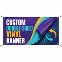 Bannière publicitaire personnalisée en PVC double face, couleurs variées, pas cher, avec votre logo