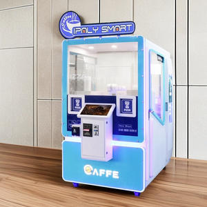 Distributeur automatique de café en grains à écran tactile à vendre Distributeur automatique de café instantané Fenêtre avec système de paiement par pièces - Product Image 1