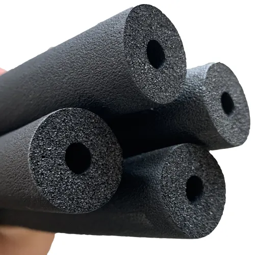 High density safe elastomeric 3 inchfoam tube insulation black white nbr pvc nitrile rubber foam plastic pipe for hot water pipe