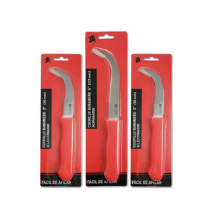 Couteau à banane en acier inoxydable, écologique, de bonne qualité, avec manche en plastique coloré - Product Image 6