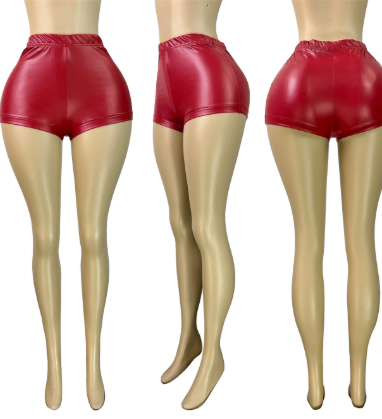 Z1217ST03  Red  shorts