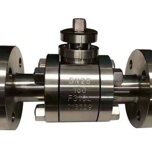 Precio de Fábrica Suministro Directo Válvula de Bola de Dos Piezas de Acero Inoxidable con Sello Suave y Brida Alta Q41F-64P 304 316L 64 DN50-DN100 - Product Image 5