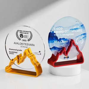 Honor of <strong>Crystal</strong> Personalized Colorful <strong>Trophies</strong> Mountain Design K9 <strong>Trophy</strong> Custom <strong>Crystal</strong> <strong>Award</strong> <strong>Trophy</strong> Gift - Product Image 5