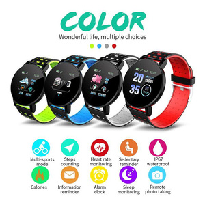 Pulsera Inteligente 119 Plus, Reloj Inteligente con Monitor de Ritmo Cardíaco, Pulsera Deportiva para Hombre y Mujer, Reloj Inteligente a Prueba de Agua - Product Image 6