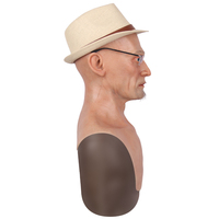 Masque masculin en Silicone réaliste pour les fêtes costumées, vente directe en usine
