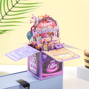 Nouveau coloré joyeux anniversaire 3D <span class=keywords><strong>carte</strong></span> <span class=keywords><strong>de</strong></span> <span class=keywords><strong>voeux</strong></span> créatif évidé <span class=keywords><strong>à</strong></span> la main papier sculpture anniversaire <span class=keywords><strong>carte</strong></span> <span class=keywords><strong>de</strong></span> <span class=keywords><strong>voeux</strong></span> 3D boîte - Product Image 4