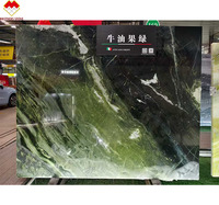 Fournisseur chinois prix translucide lumière pistache vert onyx panneau vert serpentine marbre prix jade vert marbre vente chaude