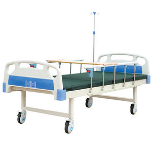 Lit médical manuel à 2 fonctions avec structure en fer durable pour usage hospitalier - Product Image 6