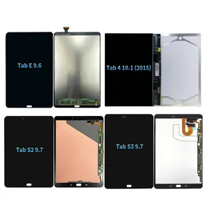Fabrika doğrudan satış Lcd Tablet Samsung Galaxy Tab için lcd'ler S3 9.7 Tab S2 9.7 Tab 4 10.1 (2015) dokunmatik LCD ekran ekran