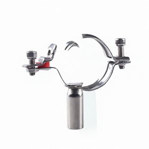 Support de tuyau en acier inoxydable 304, pince de fixation durable pour équipement industriel, ISO9001 - Product Image 1
