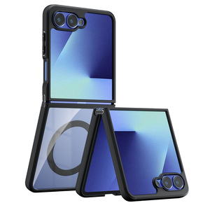 Chống Sốc Điện Thoại Từ Trường Hợp Đối Với Sam Z Lật 7 Gấp Điện Thoại Trong Suốt Trường Hợp Tùy Chỉnh Đối Với Samsung Galaxy Z Lật 7 Rõ Ràng Trường Hợp - Product Image 1