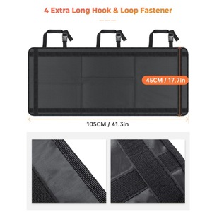 Organisateur de coffre de voiture en tissu Oxford, 8-11 poches, sac de rangement suspendu, solution de rangement pour siège arrière de voiture - Product Image 4