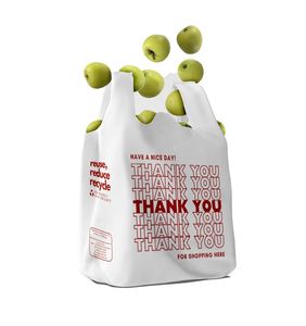 Venta al por mayor reutilizable laminado impermeable no tejido camiseta publicidad bolsa logotipo personalizado bolsas de compras - Product Image 1