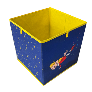 Boîte de rangement en tissu personnalisée pour Noël avec couvercle, design unique <span class=keywords><strong>à</strong></span> 4 côtés, <span class=keywords><strong>coffre</strong></span> <span class=keywords><strong>à</strong></span> jouets pliable, panneau renforcé de 2,0 mm - Product Image 3