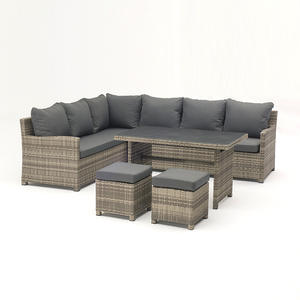 Conjuntos de Comedor para Jardín, Nuevo Diseño, Estilo Casual, Sofá de Mimbre para Exteriores - Product Image 4