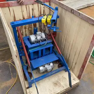 Brique de ciment de vente chaude mondiale faisant la machine de fabrication de briques en béton solide d'extrudeuse de briques d'argile hydraulique manuelle