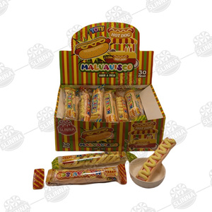 Boîte d'emballage <span class=keywords><strong>Halal</strong></span> de bâtonnets de barbe à papa gros hot <span class=keywords><strong>dog</strong></span> guimauve dessin animé 3d - Product Image 1