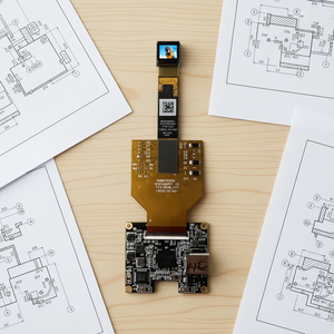 แว่นตา AR ขนาดกะทัดรัด น้ำหนักเบา หน้าจอแสดงผลแบบ HUD วิวไฟน์เดอร์ ขนาด 0.32 นิ้ว EVF Micro AMOLED ความสว่าง 2000nits 120Hz ความละเอียด 800x600 - Product Image 3
