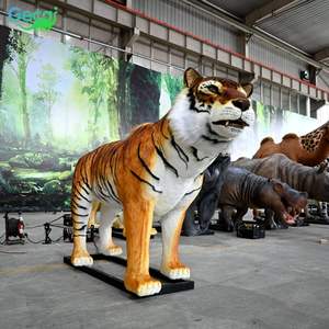 Modelo de Tigre Animatrónico de Resina Gecai, Tamaño Real, para Parque de Atracciones, con Control Automático y Uso Interior/Exterior - Product Image 5
