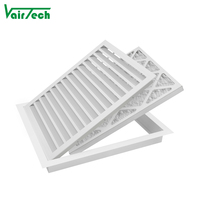 Grilles de ventilation au plafond en aluminium de conception moderne Type de charnière Grille d'air de retour Filtre amovible Application extérieure AC au sous-sol