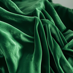 Commercio all'ingrosso 120 pollici rotondo <span class=keywords><strong>verde</strong></span> smeraldo peluche <span class=keywords><strong>tovaglia</strong></span> di velluto per banchetti nuziali premio stoffa materiale - Product Image 3
