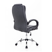 Chaise de bureau pivotante de luxe moderne Fauteuil d'ordinateur en cuir PU bon marché Style minimaliste réglable