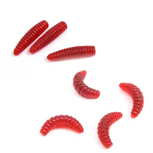 Worm Fishing Soft Lures Soft Bait Bread Worm Isca Winter Fishing Accessories Ice Fishing Lures