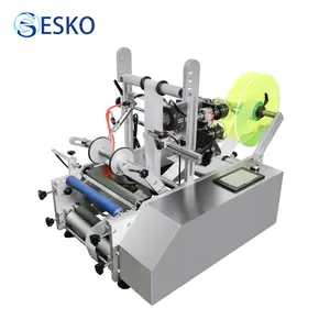 2023 Hot-Sale Labeler Semi Automatic Round Bottle Jar Labeling Machine For PET Glass Container