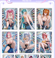 Cartes à collectionner Star Dream Candy Waifu, cartes d'art de personnage de fille anime, cartes à échanger avec estampage à chaud de forme spéciale, vente en gros