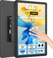 Neuer 15,6-Zoll Full HD 1080p IPS Touchscreen-Monitor mit VGA/DVI-Anschlüssen, 10-Punkt-Touch, Schwarz, Business-Serie, 3 Jahre Garantie