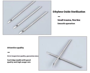 100 Stks/doos Chirurgisch Staal Wegwerp Gesteriliseerde Piercing Naald Gesteriliseerd 14G/16G/<span class=keywords><strong>18G</strong></span>/20G/22G Tattoo Naalden - Product Image 4