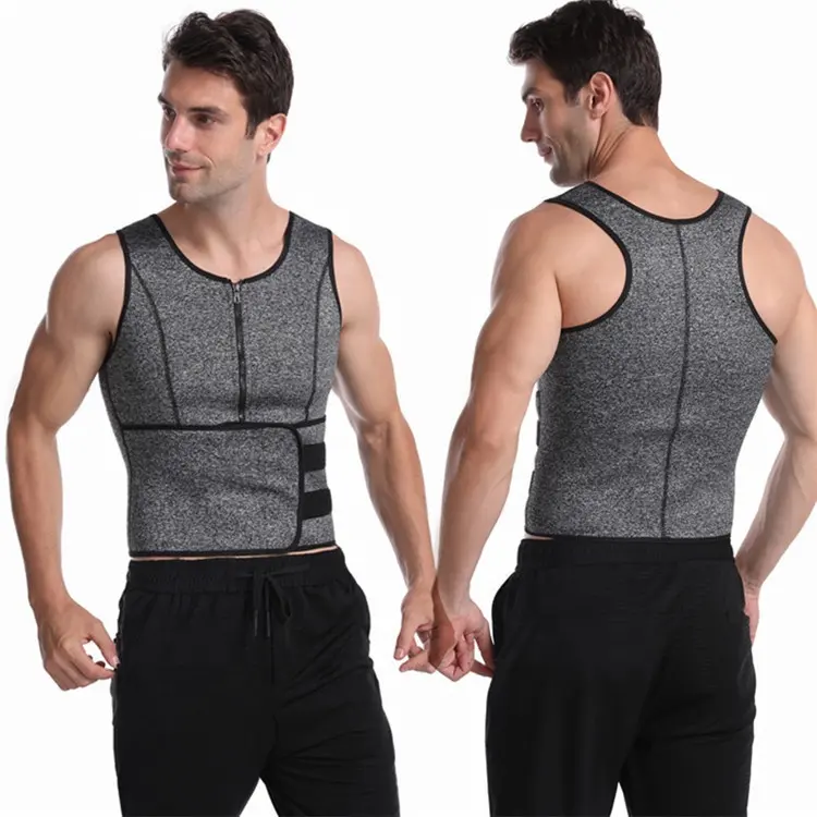 Moldeador de cintura de neopreno con cremallera para Sauna, chaleco de entrenamiento de cintura adelgazante, Control de barriga, venta al por mayor