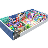 Aire de jeux intérieure pour enfants Apex Vigor : mur d'escalade complet, piscine à balles, toboggan tubulaire, maison de jeu, zone d'activités