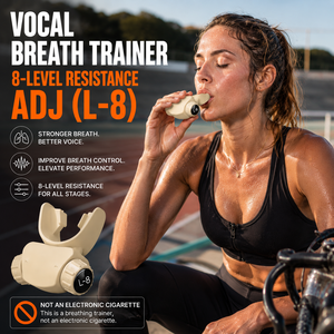 Esercitatore Polmonare Professionale e Allenatore Respiratorio |   8 livelli di resistenza <span class=keywords><strong>per</strong></span> VO2 Max, ciclismo e recupero |   Dispositivo <span class=keywords><strong>per</strong></span> l'allenamento del diaframma - Product Image 1