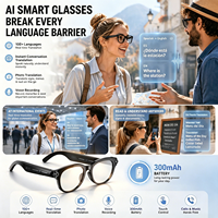 Lunettes Intelligentes IA W630T à Succès : Double Microphone ENC, Réduction du Bruit, Anti-Interférence, Caméra IA, Traduction