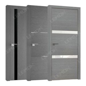 Puerta <span class=keywords><strong>Interior</strong></span> de PVC Impermeable Personalizable con Precio Económico, Puertas de PVC WPC para Dormitorios de Casas - Product Image 1