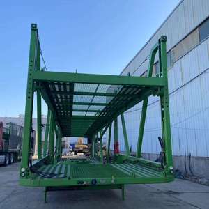 Semi-remorque porte-voitures à 2 essieux neuve ou d'occasion, camion de transport de véhicules avec remorque porte-voitures en vente - Product Image 4