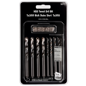 Foret hélicoïdal HSS TA1055, série courte noire, forets HSS-Co - Product Image 2