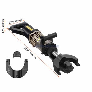 Nouvelle arrivée, petite machine à cintrer les barres d'acier hydraulique électrique portable NRB-25/25MM - Product Image 3