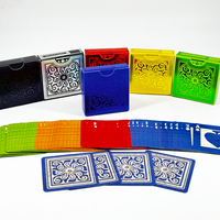 Cartes à jouer de poker en PVC de haute qualité, logo personnalisé RFID, souvenir pour enfants, 100% plastique, jeu de poker EPT