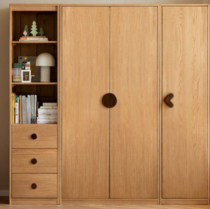 Jouet de garde-robe de couleur pastel ludique-Armoire de rangement combinée Armoire à vêtements sûre à bords arrondis pour les chambres d'enfants - Product Image 3